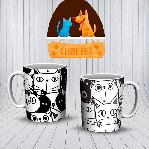 Imagem 7 de 10 de Canecas Personalizadas Cães E Gatos !!!!