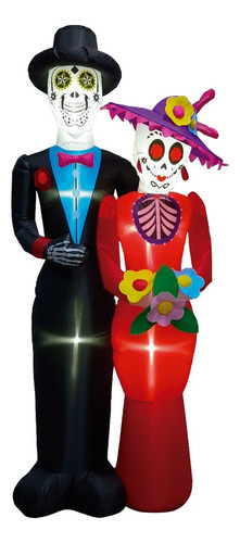Inflable Pareja De Catrines (2.1 Metros)