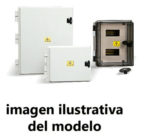 Gabinete Estanco 8 Modulos Prd550/1 Roker Riel Din - Silcris