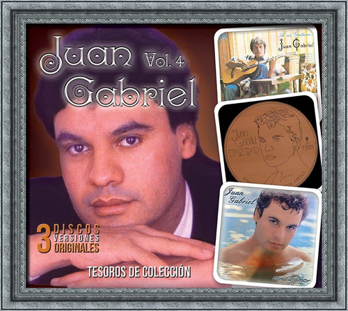 Juan Gabriel Tesoros De Colección 3 Discos Originales Vol. 4