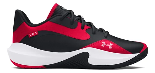 Tênis Masculino Lockdown 7 Under Armour Red/black/white Lisa 45