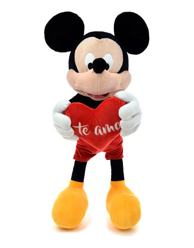 Imagen 1 de 5 de Peluche Mickey 70cm Con Corazon - Orig. Phi Phi Toys