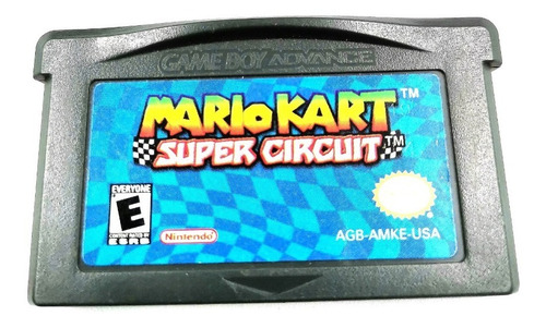 Super Mario Kart 100% Original Para Gba, Sp, Micro Y Ds-lite (Usado)