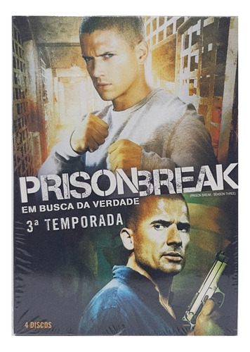 Dvd Prison Break 3 Temporada - Original E Lacrado