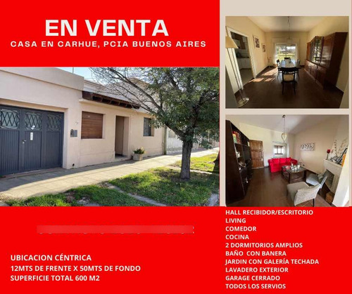 Venta Casa En Carhue Pcia. De Buenos Aires