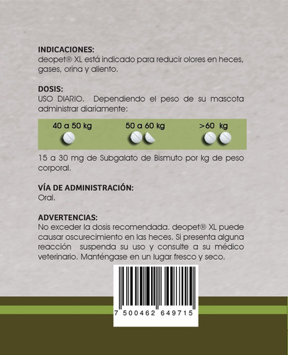 Imagen 3 de 5 de Deopet L Premios Para Perro: Reducen Malos Olores