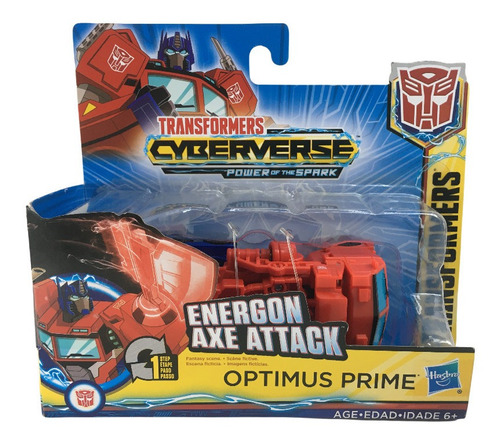 Hasbro Transformers Cyberverse Optimus Prime Energon Axe
