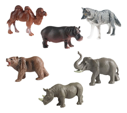 6x Figuras De Animales Figuras De Animales Edades Estilo A