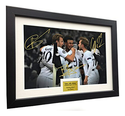 12x8 A4 Tottenham Hotspur Vs Real Madrid 3-1 Firmado Harry K