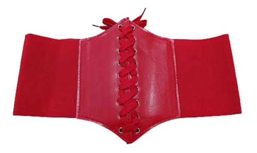 Cinturón Elástico Corset Gótico Sexy Rojo Mujer Lencería