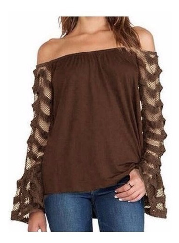 Blusa Manga Anillada, Talles Especiales (hasta Talle 6xl)