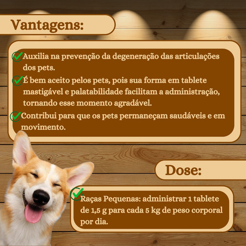 Kit 3 Condrotec Pet Fácil 90gr Syntec Raças Pequenas 60 Und