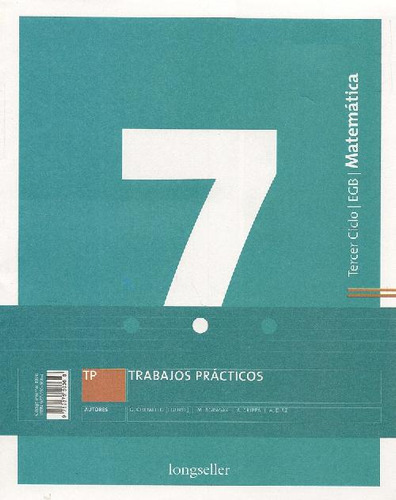 Libro Tercer Ciclo Egb Matematica 7 Anexo Teorico Trabajos P