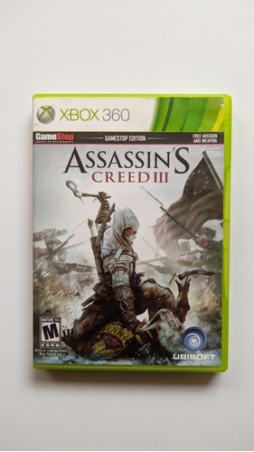Assassins Creed Iii Gamestop Edition Xbox 360