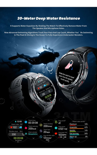 Reloj Smartwatch X2 Gps Integrado Amoled Táctico Brújula Negro Negro