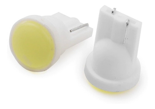 Ampolleta Led T10 Luz Blanca Cob W5w 168 El Par