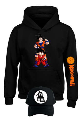 Buzo Dragon Ball Of Goku  Capot Hoddie Obsequi Gorra 