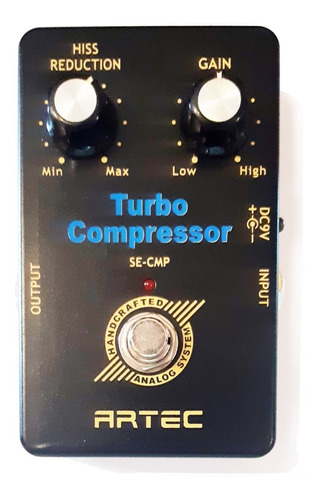 Pedal Compresor De Guitarra Artec Se-cmp Turbo Compressor
