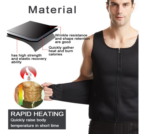 Qo Camiseta Neopreno Para Perder Peso Con Quemador Grasa