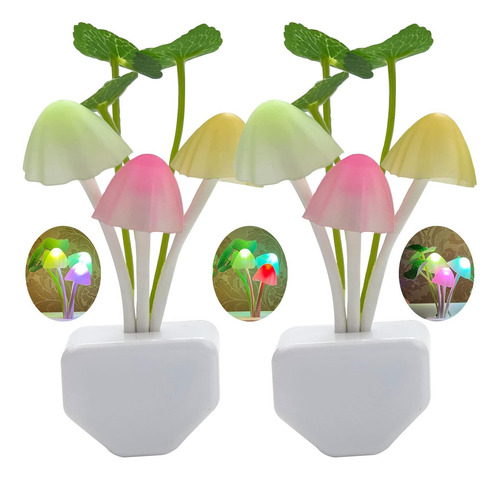 Luces Nocturnas Led De Sensor De 2 Paquetes, Lámpara De Cama