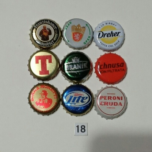 Lote Nº 18  Chapitas Tapitas De Cerveza  Importadas