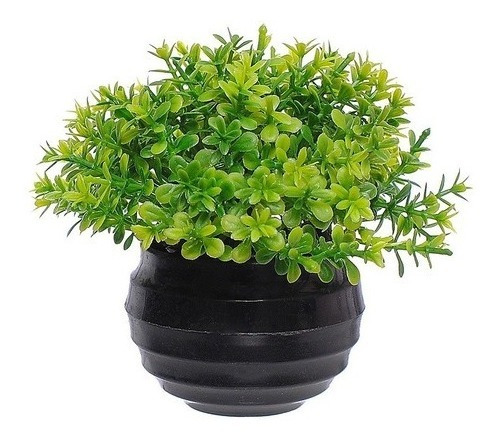 Kit 4 Vasos Vasinhos Plantas Flores Artificial Decorativo