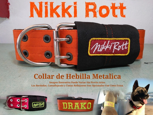 Collar Para Perro Nikki Rott (razas Medianas-grandes)