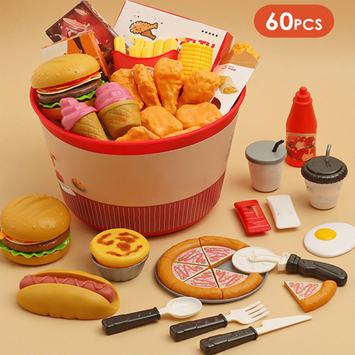 Juego De Hamburguesas For Niños Play Home Toy Simulation Bu