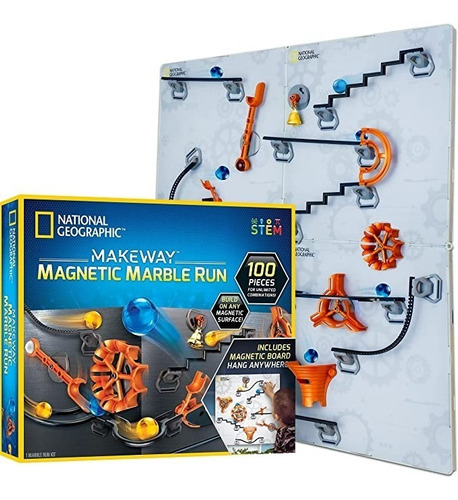 National Geographic Stem Magnetic Marble Run