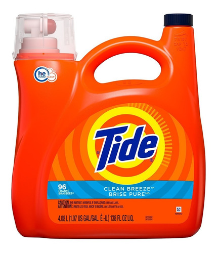 Tide Clean Breeze Detergente LĂquido 4.08 L