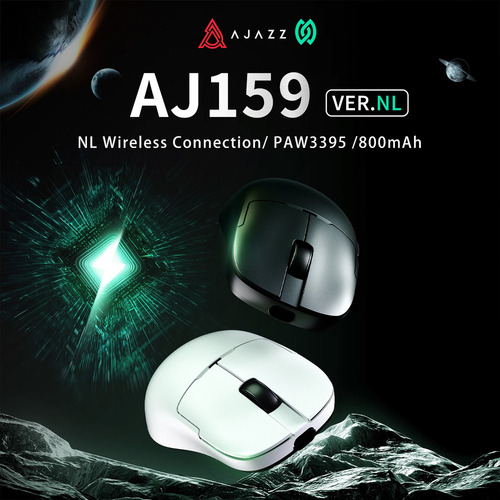 Moxue Ratón Inalámbrico Ajazz Aj159 Nl Con Batería De Larga