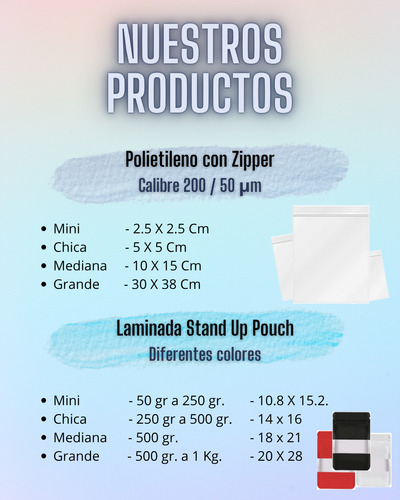 100 Bolsas Laminada Standup Pouch Mini Blanca O Negra Mate Negro Mini