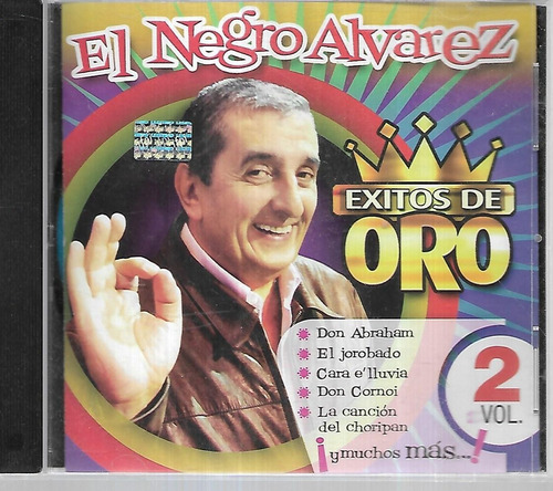 El Negro Alvarez Album Exitos De Oro Volumen 2 Sello Sony  