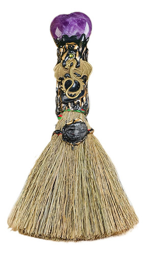 Escoba De Natural Escoba De Altar De Brujas Adornos De Escob