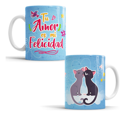 Taza De San Valentin Para Parejas Con Frase 11oz Mod823