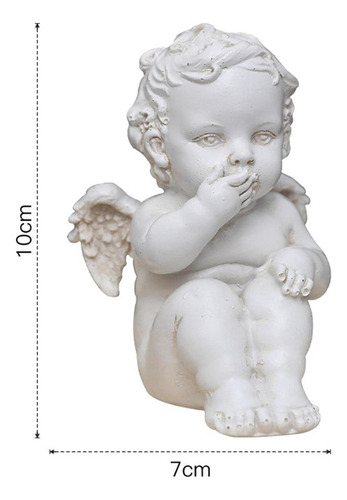 * 3x Estatua Nórdica De Ángulo De Querubín Adorno De Regalo