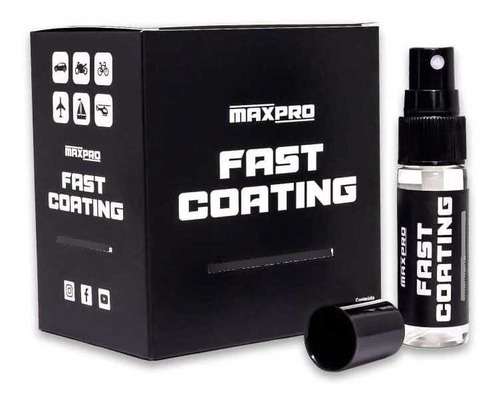 Maxpro Vitrificador Fast Coating Duração 12 Meses 1 Ano