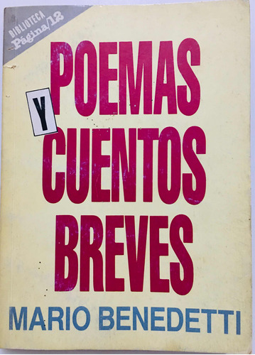 Poemas Y Cuentos Breves, Benedetti, Promo Gran Rex Página 12