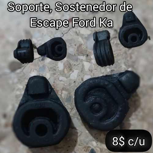 Soporte Retenedor, Gomas Para Escape Ford Ka,. Fiesta Power