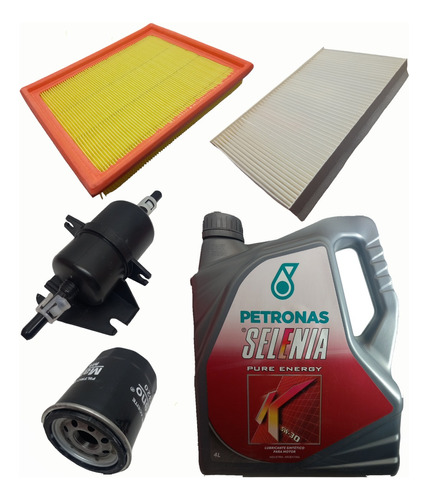 Kit De Filtros Fiat Siena Palio Fire 1.3 1.4 1.6 + 4lt 5w30