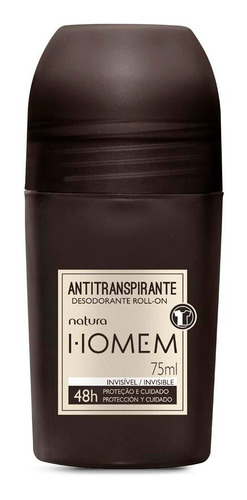 Desodorante Roll-on Invisible Homem Masculino - 75ml Natura