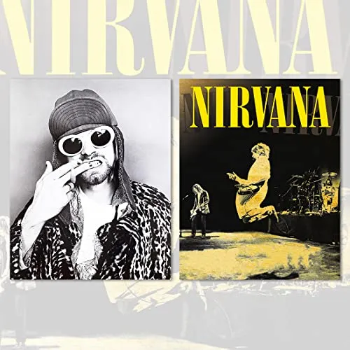 Póster De Nirvana, Juego De 6 Piezas De 8 X 10 Pulgada...