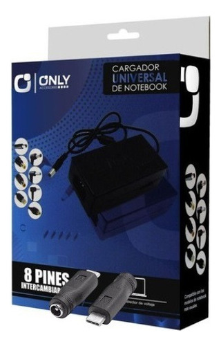 Cargador Universal Para Notebook + Tipo C + Lenovo 9 Fichas