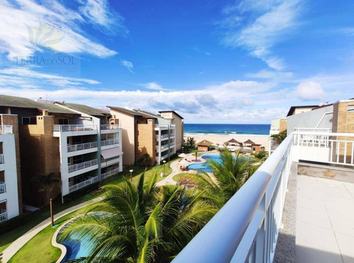 Imagem 1 de 18 de Cobertura Duplex No Condomínio Terra Maris Na Praia Do Porto Das Dunas. - Ap0710