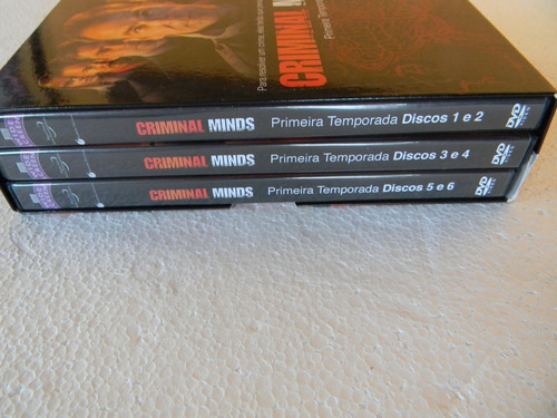 Dvd - Criminal Minds - Primeira Temporada - 6 Discos (Usado)