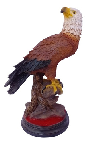 Figura Decorativa De Águila De 46 Cm Resina Escultura