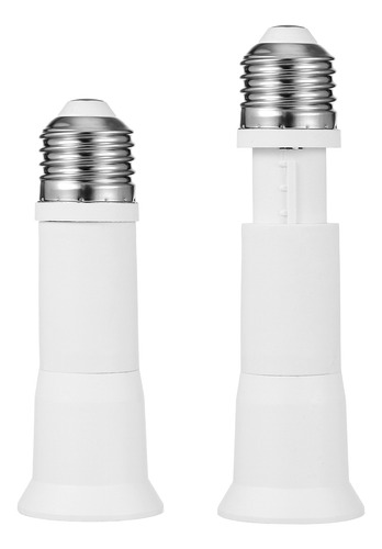 Extensor De Bombilla Con Base E27, 2 Unidades