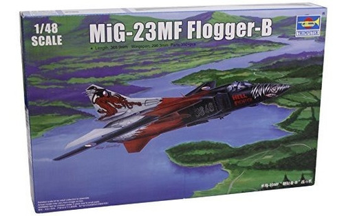 Trompetista Mig-23mf Flogger-b Rusa De Combate Modelo De Avi