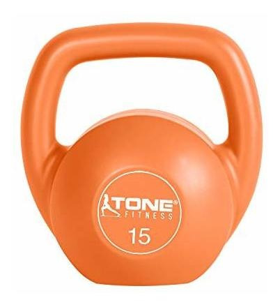 Pesa Rusa Tone Fitness 15 Lb Color Naranja Tn015