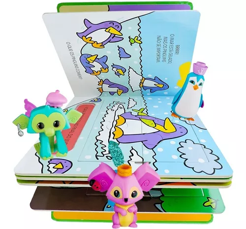 Bonecos Pinguim Coala e Macaco Animal Jam Nathional Geographic + Livro com  5 Quebra-Cabeças - Fun/Girassol Brasil - Quebra Cabeça - Magazine Luiza